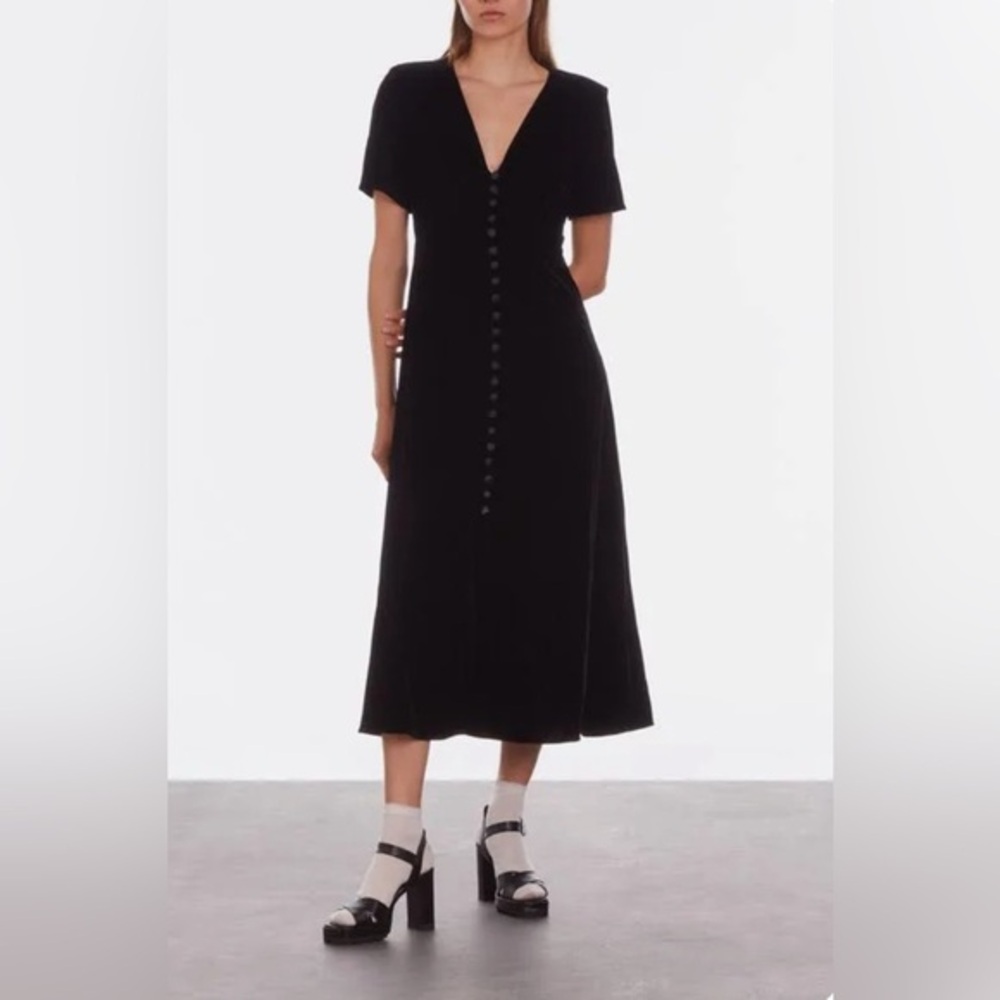 The Kooples - Navy Velvet Dress - NEW